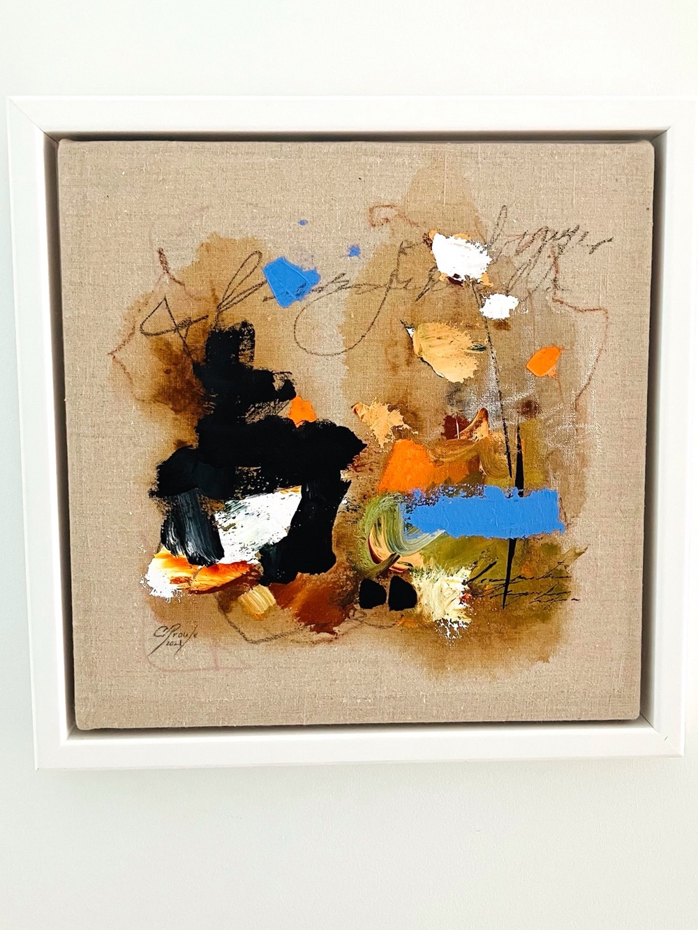 Chantal Proulx Original Abstract Painting Expressionist Wall Art Signed